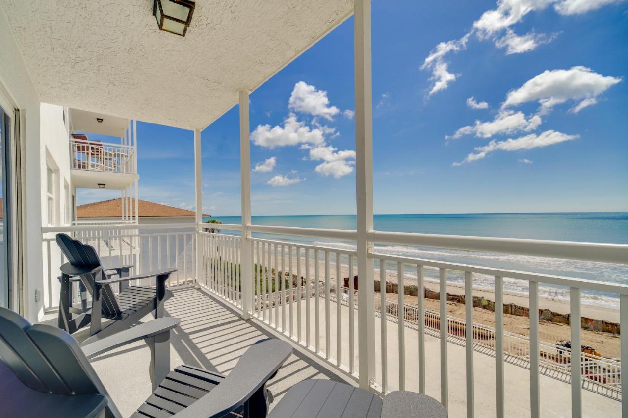 Oceanfront Satellite Beach Condo With Balcony, Views Exterior foto